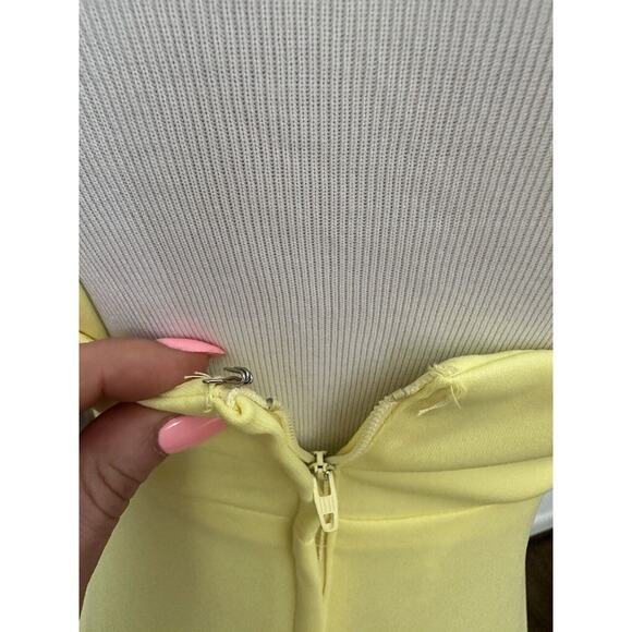 Vintage 60’s Size 5/6 Small Yellow Maxi Dress - Picture 5 of 8